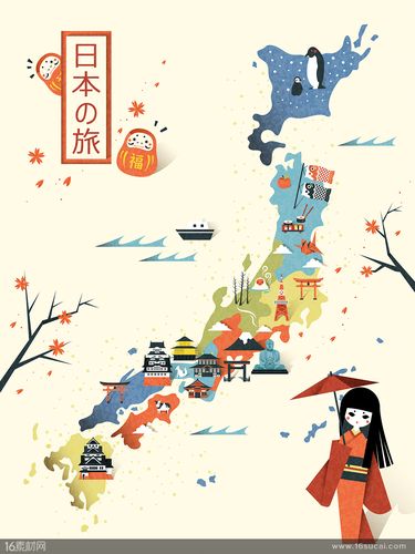 日本的特色卡通图案